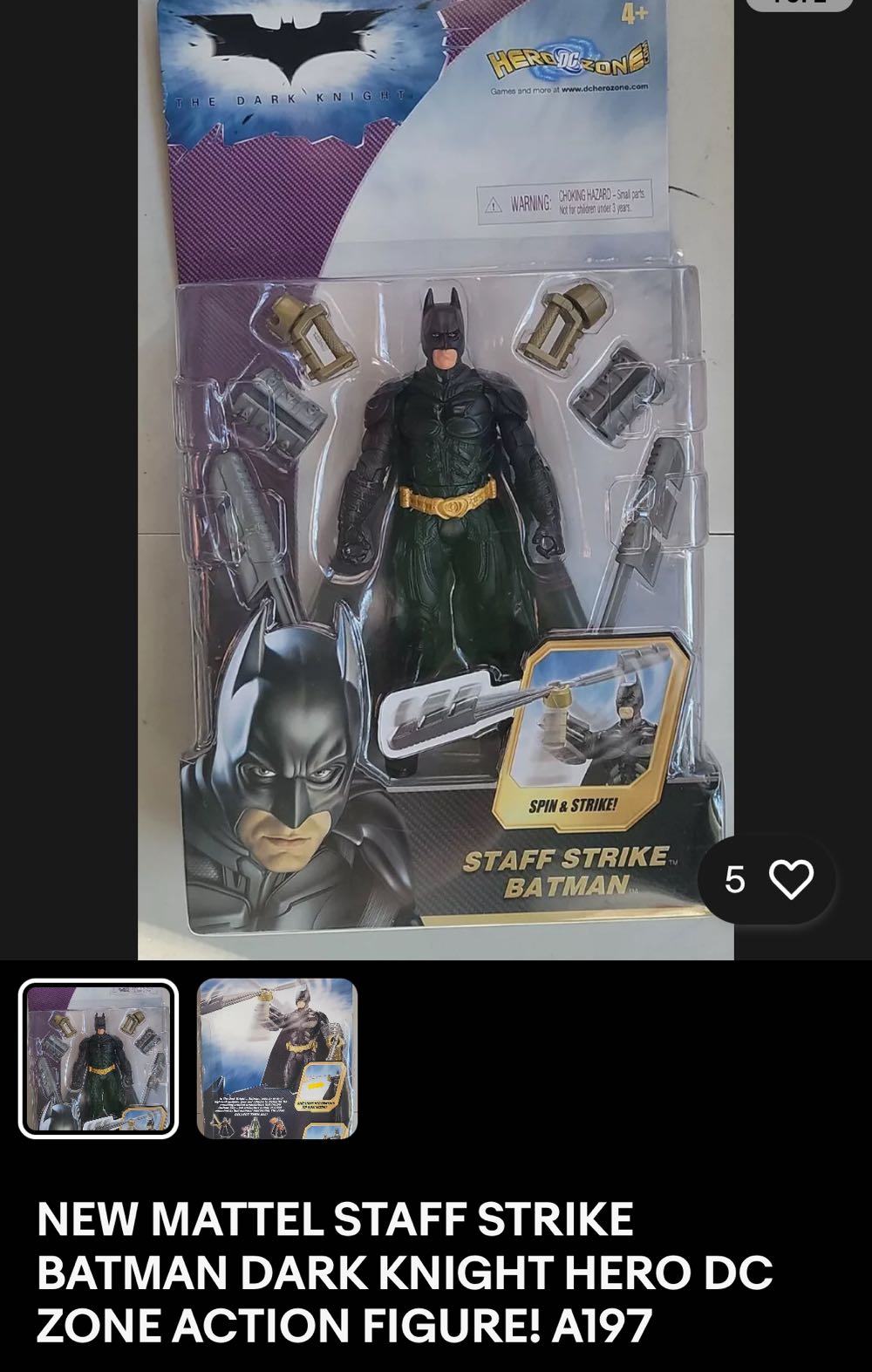 *sell* Batman - Mattel (DC (Batman - Dark Knight Trilogy)) action figure collectible [Barcode 027084591910] - Main Image 2