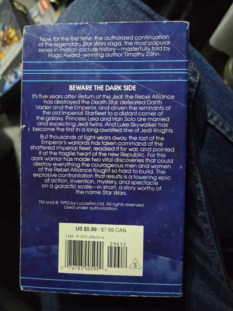 Star Wars: The Last Command  (Book/Magazine) action figure collectible [Barcode 076783005990] - Main Image 2