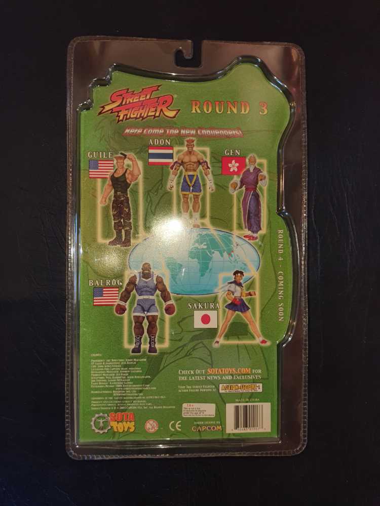 Toys|street Fighter 6” Figure|marvel Legends Vs Capcom Street Fighter Round 3 Guile 15th Anniversary Series 3 Sota Variant 16cm Pvc Revolution Zangief Exclusive Green Metal Version - Capcom/Sota Toys (Street Fighter 15th Anniversary Edition Round 3) action figure collectible [Barcode 832483010173] - Main Image 2