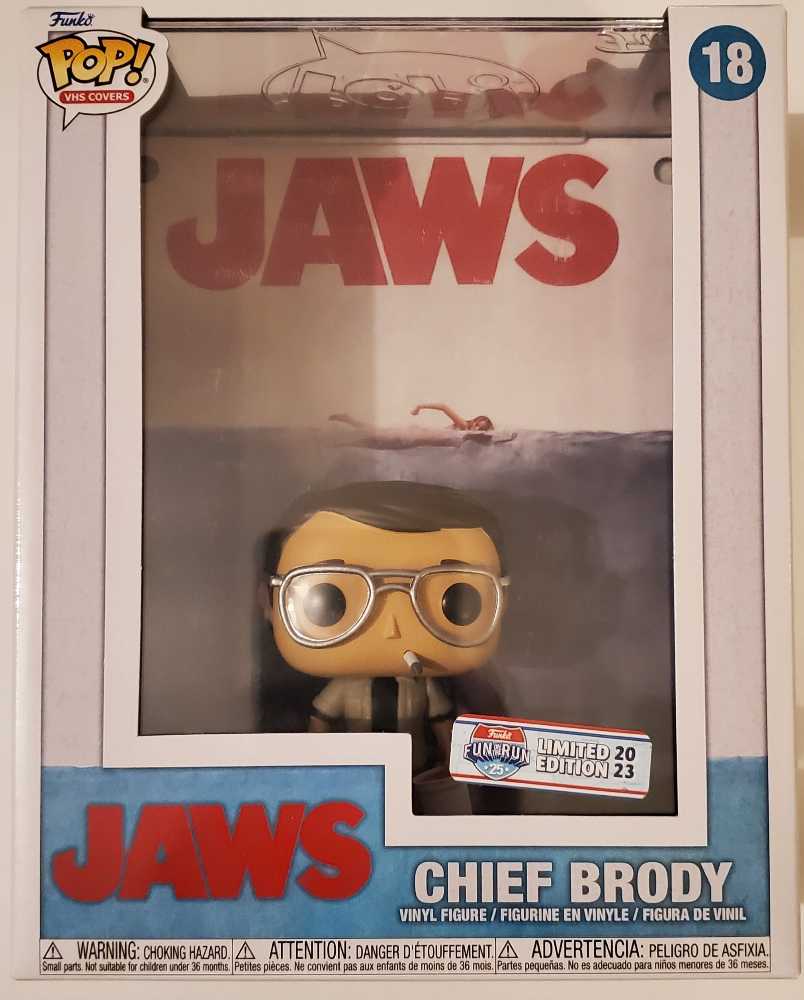 Jaws - Chief Brody 18 - Funko (Funko Pop! VHS Covers) action figure collectible [Barcode 889698714891] - Main Image 2