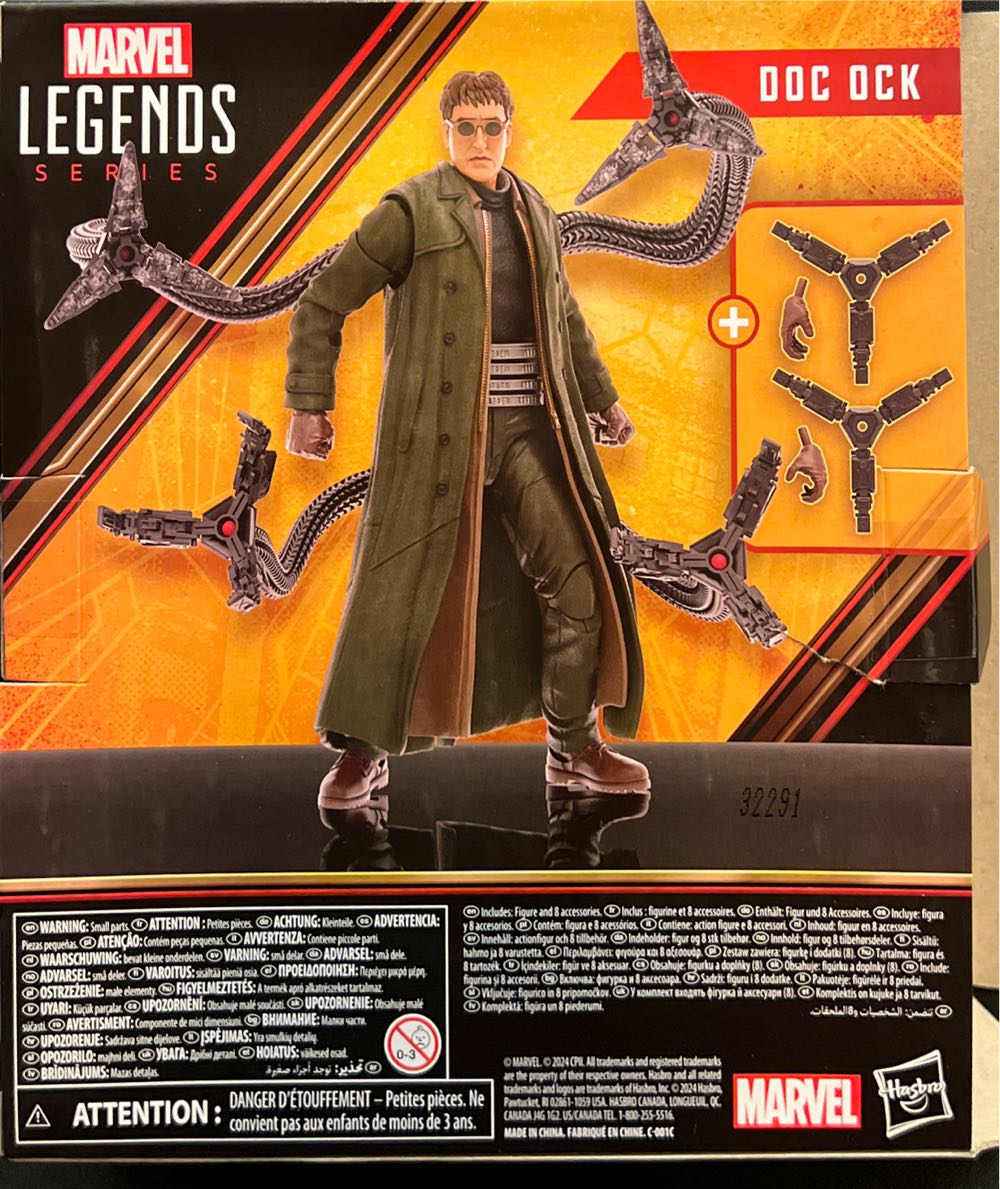Spider-Man: No Way Home - Doc Ock - Hasbro (Marvel Legends) action figure collectible [Barcode 5010996146014] - Main Image 3