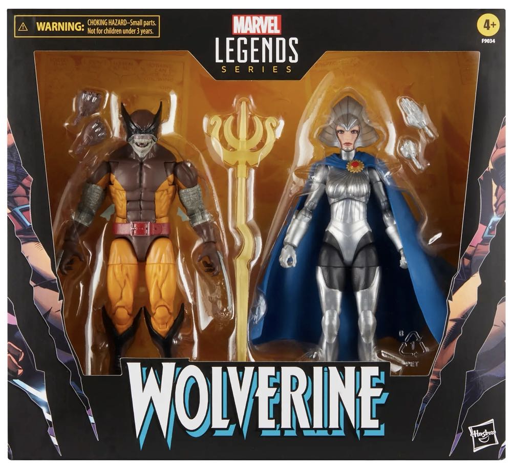 ☑️Brood Wolverine & Lilandra Neramani - Hasbro (Wolverine 50th Anniversary) action figure collectible [Barcode 5010996202109] - Main Image 2