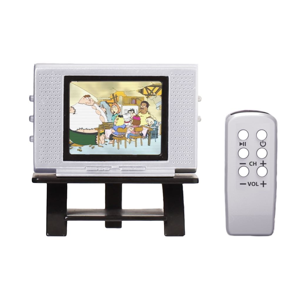 Family Guy 2 Mini Television Collectible Color Show Brand New Tiny Tv Classics Family Guy Edition Collectible Toy Edition Classics: Exclusive  action figure collectible [Barcode 885561069174] - Main Image 3