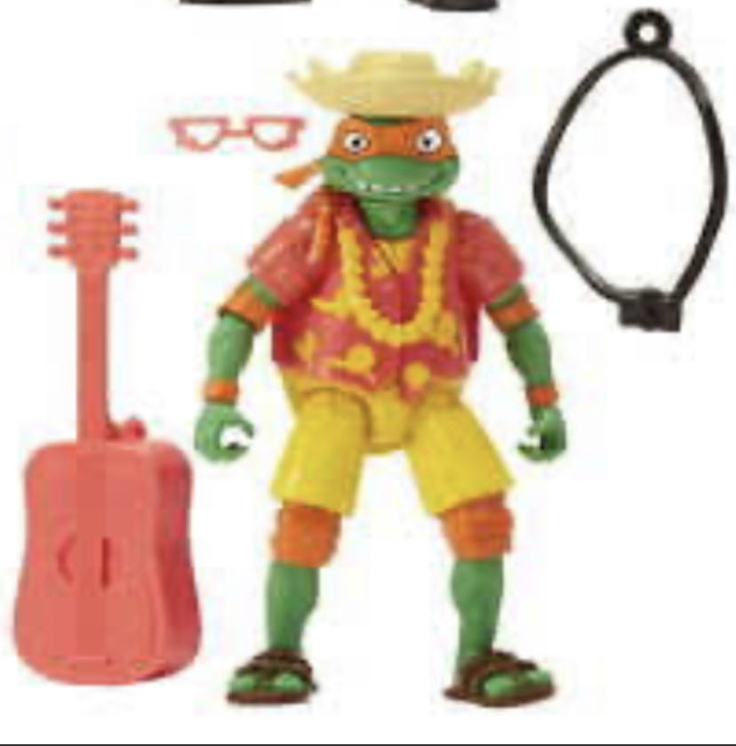 Tmnt Mutant Mayhem Beach Bum Mikey - Playmates (TMNT) (TMNT Mutant Mayhem) action figure collectible - Main Image 2