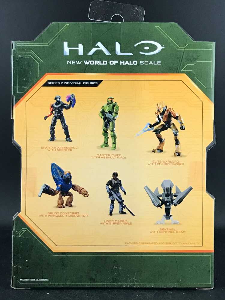 Jazwares World of Halo Infinite Series Wave 3 MASTER CHIEF 4”  With Commando Rifle & Grappleshot 3.75  action figure collectible [Barcode 191726386599] - Main Image 2