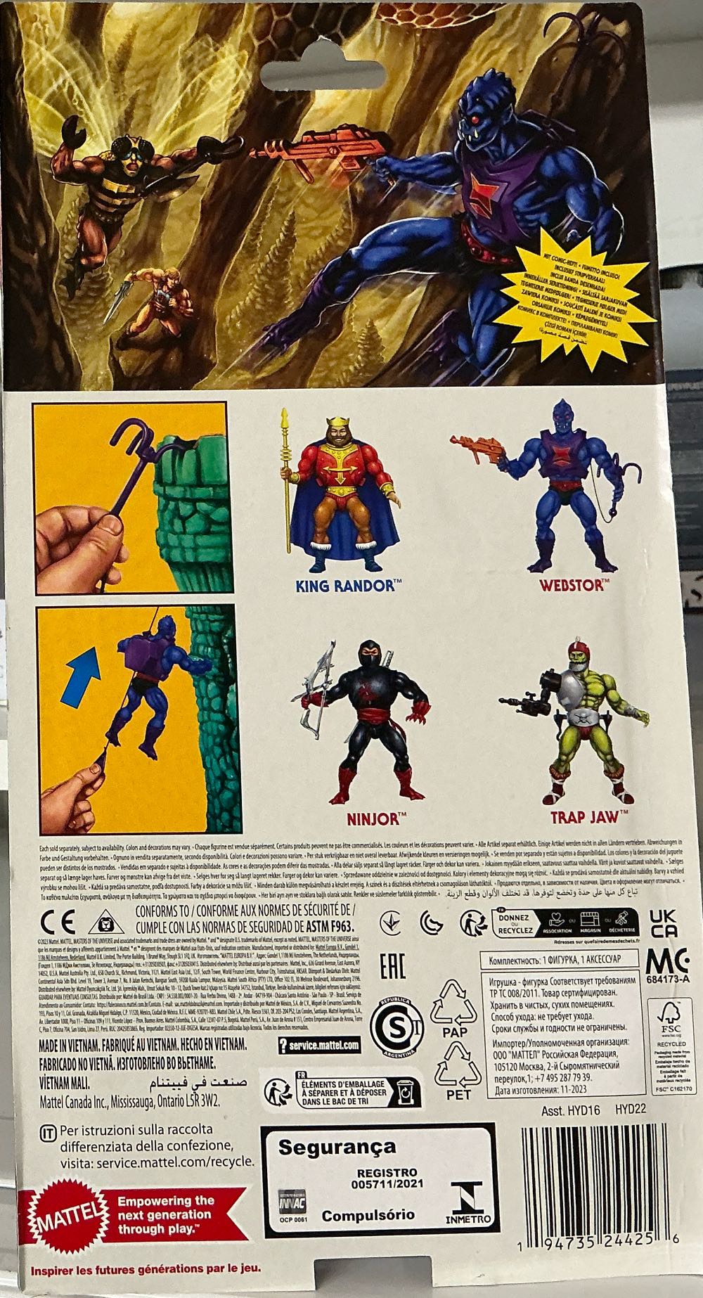 MOTU Origins Webstor - Mattel (MOTU: Origins) action figure collectible [Barcode 194735244256] - Main Image 2