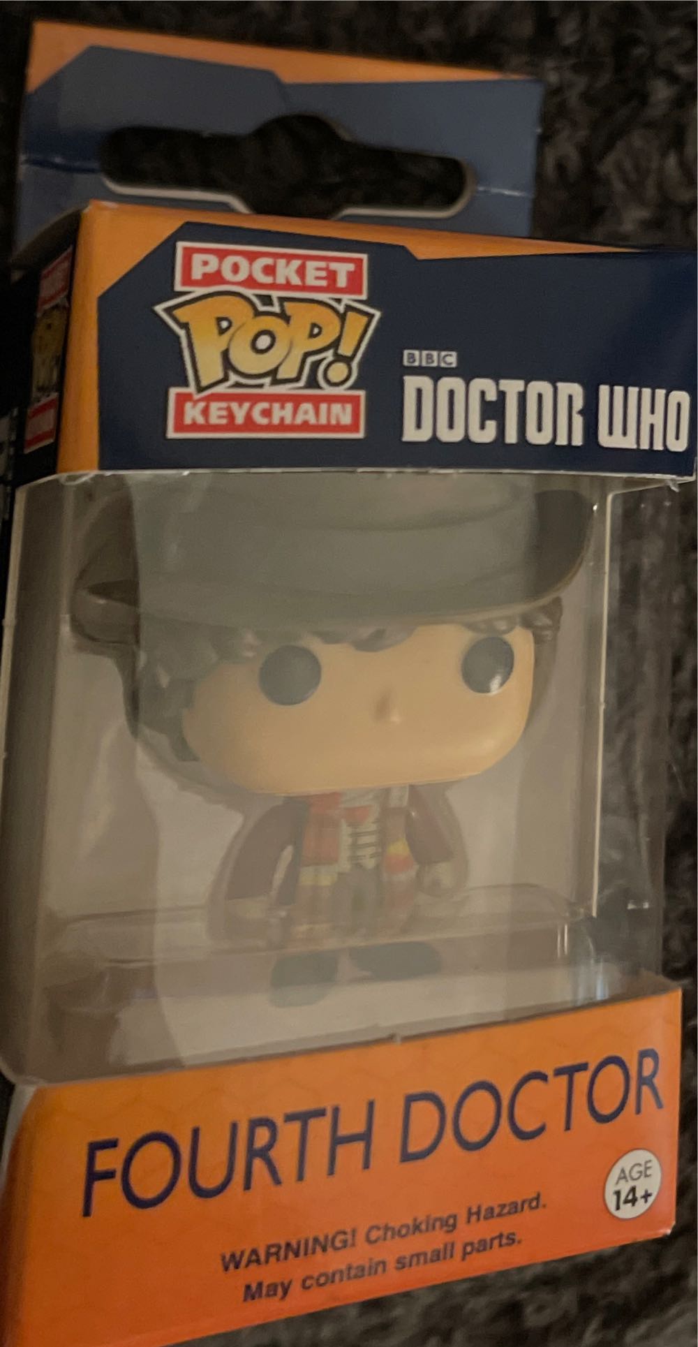 Pop: 4 Th Doctor Llavero Fig 4 Cm Pocket Pop Doctor Who  action figure collectible [Barcode 849803049942] - Main Image 2