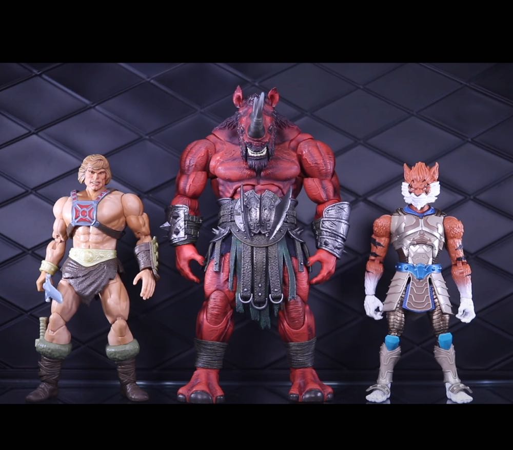 XesRay Studio - LACC Exclusive Big Horn Red Rhino 9” Action Figure - XesRay Studio action figure collectible - Main Image 4