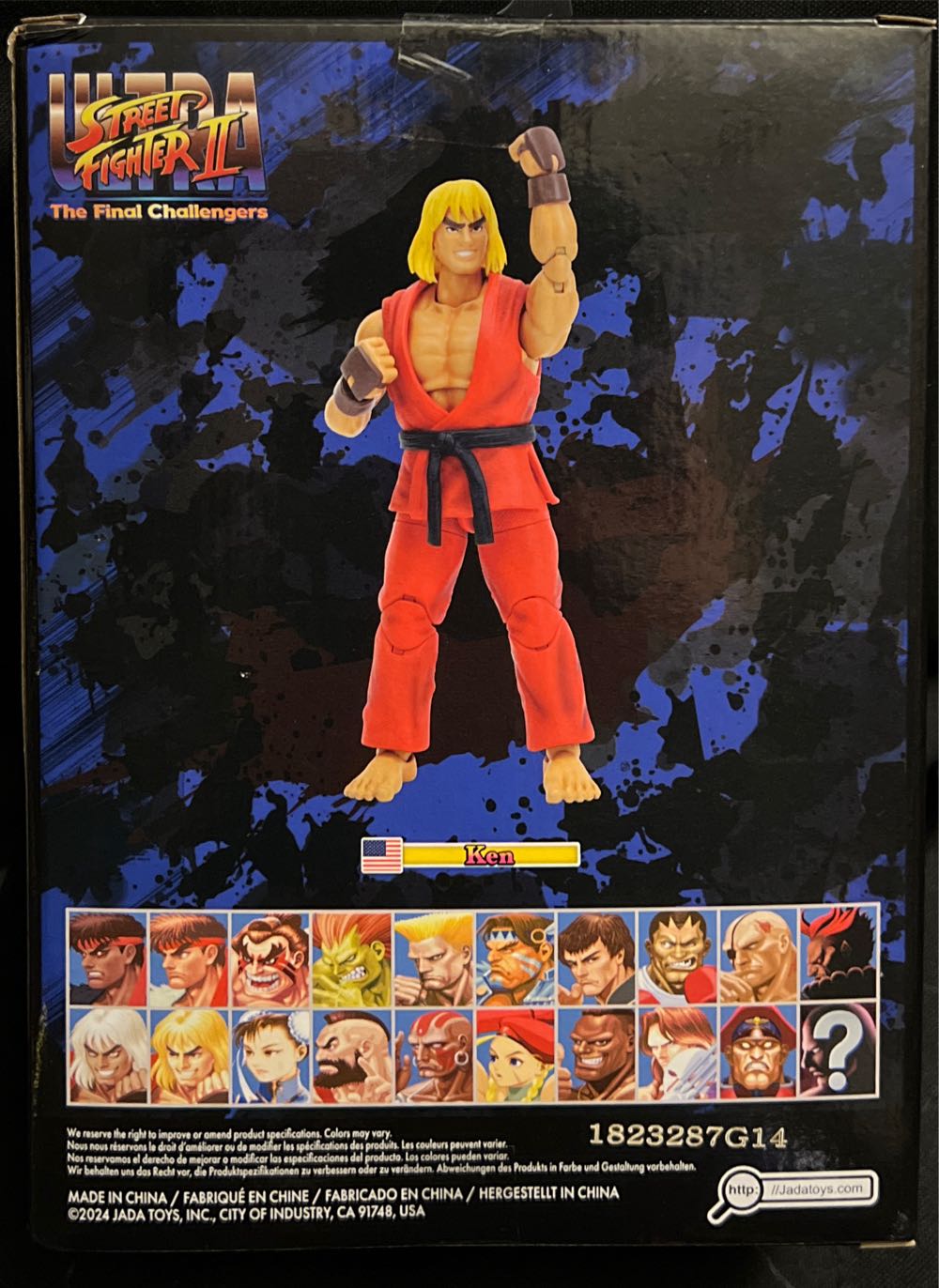 Ken - Jada Toys (Street Fighter II) action figure collectible [Barcode 801310342183] - Main Image 2