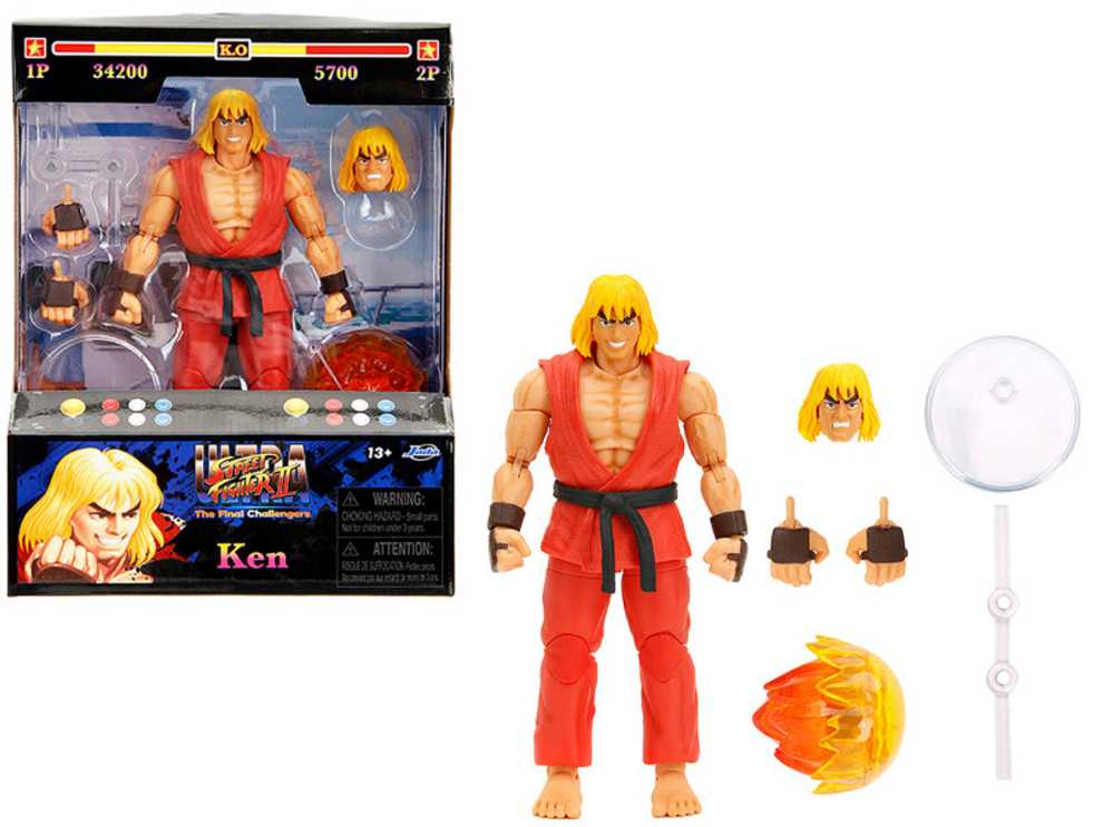Ken - Jada Toys (Street Fighter II) action figure collectible [Barcode 801310342183] - Main Image 4