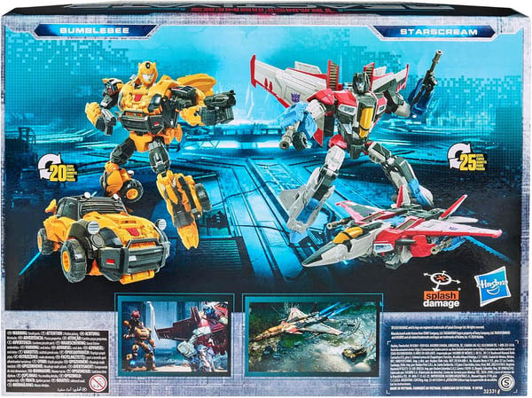 Bumblebee & Starscream Reactivate Video Game-inspired Bumblebee And Starscream 2-pack - Hasbro (Transformers) action figure collectible [Barcode 5010996227539] - Main Image 2