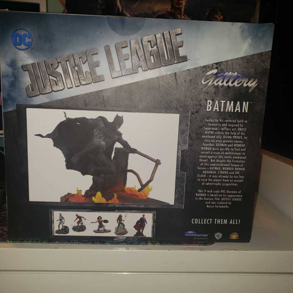 Batman Diamond Select Pvc Collectible Dc Sealed Justice League Nib - Diamomd Select (Zack Snyder’s Justice League) action figure collectible [Barcode 699788827512] - Main Image 2