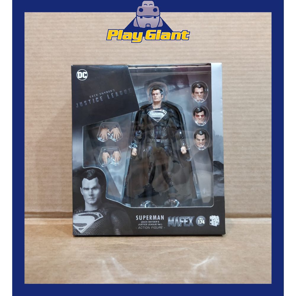 Mafex No. 174 - Zack Snyder’s Justice League - Superman - Mafex Medicom (Justice League Movie) action figure collectible [Barcode 4530956471747] - Main Image 2