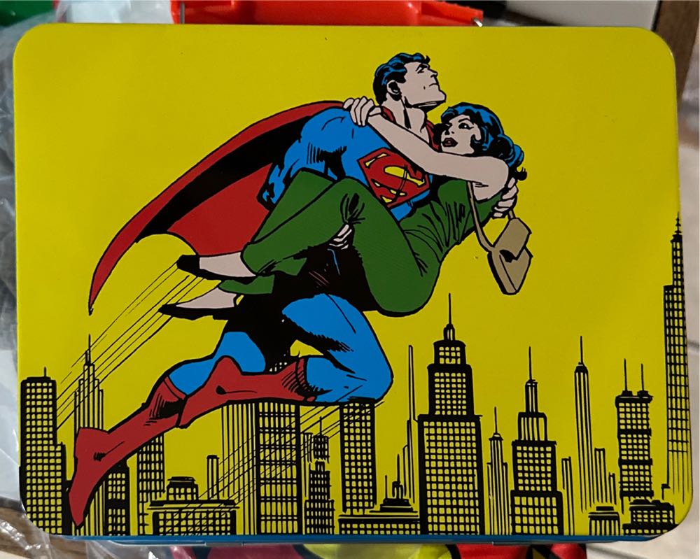 Superman Classic Comic Scenes Tin Lunchbox Tote  action figure collectible [Barcode 197394379222] - Main Image 2