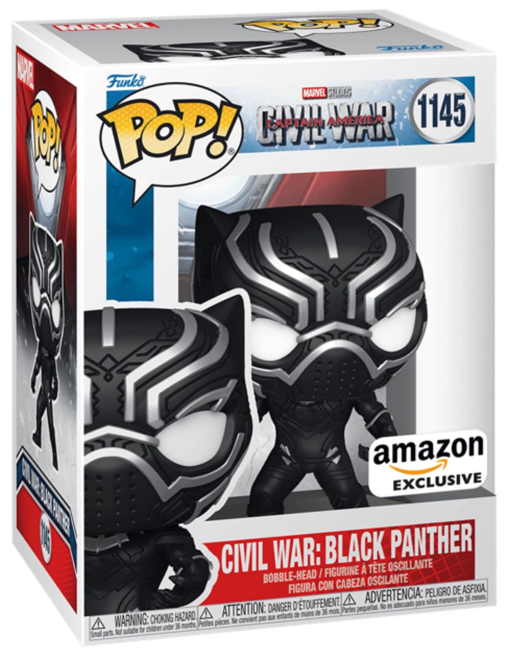 Civil War Black Panther (Captain America Civil War) 1145 Amazon Exclusive  action figure collectible [Barcode 889698686952] - Main Image 2