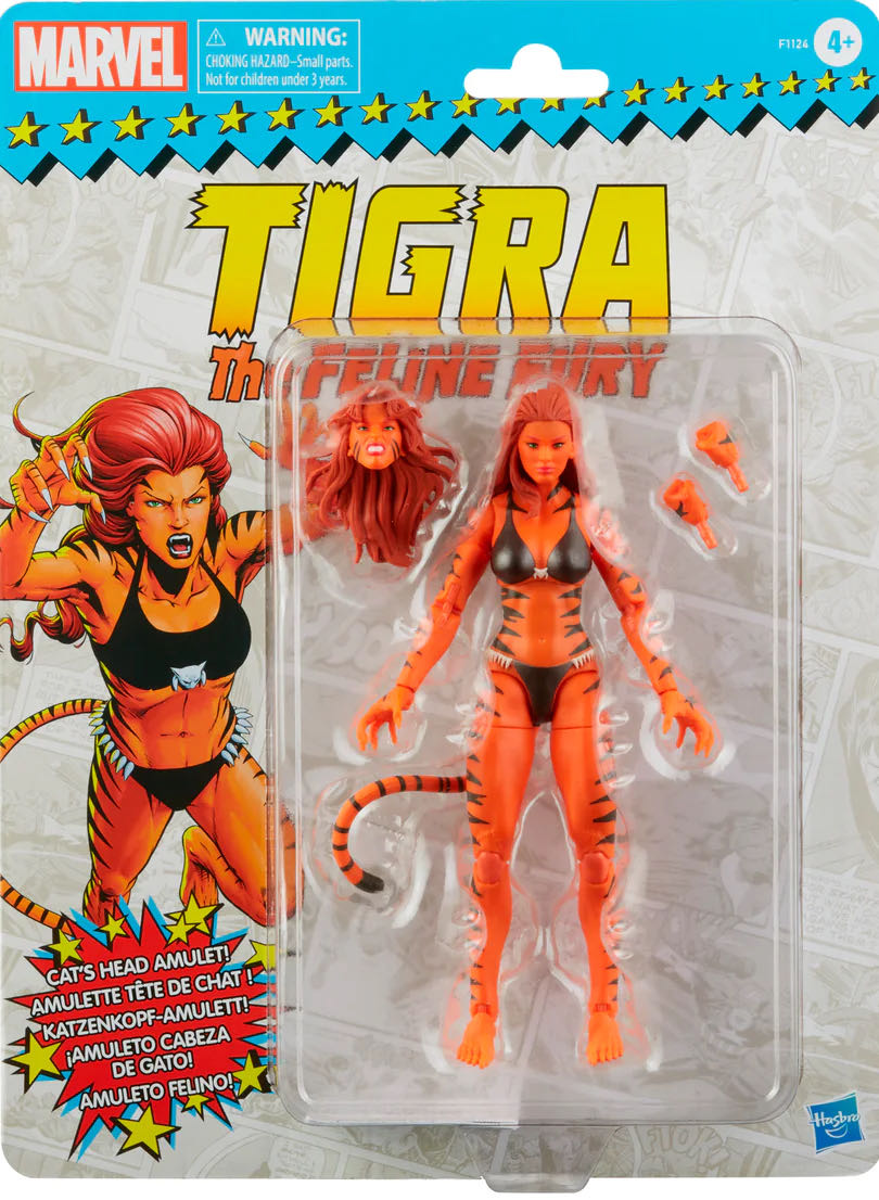 Marvel Legends: Tigra - Hasbro (Marvel Legends Retro Collection) action figure collectible - Main Image 4