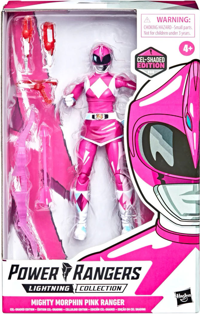 Mighty Morphin Pink Ranger (Cel Shaded) - Hasbro (Power Rangers) action figure collectible - Main Image 4