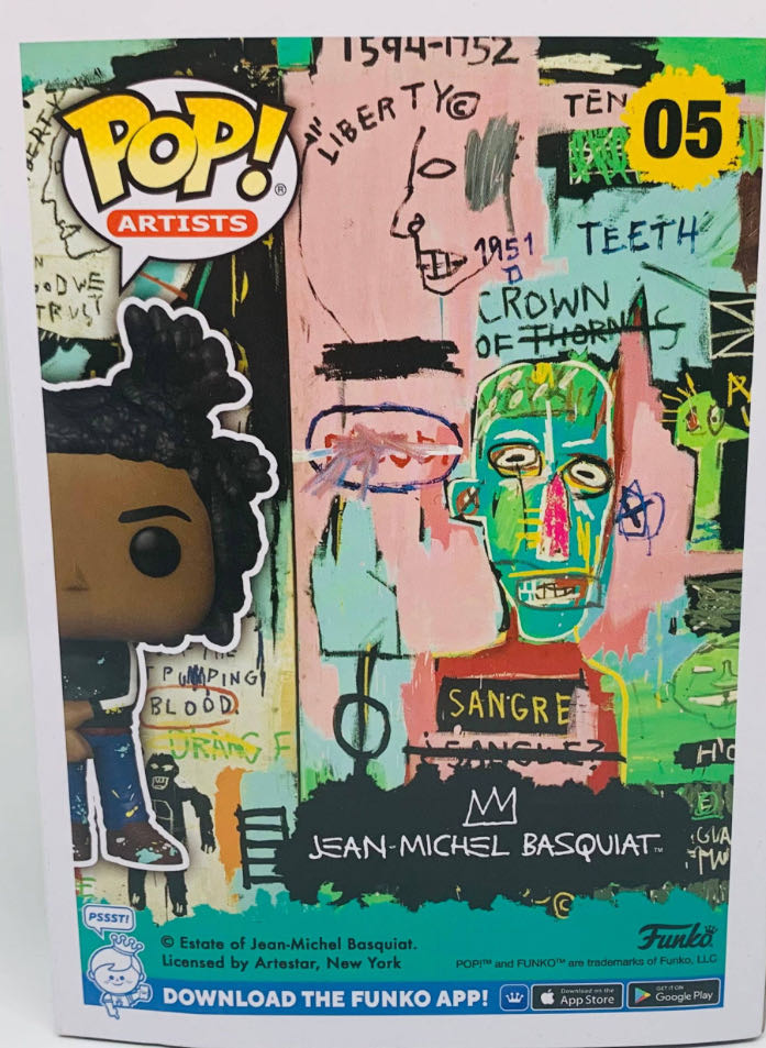 Jean-michel Basquiat Funko Pop! Icons: - Funko (Funko Pop! Icons) action figure collectible [Barcode 889698601351] - Main Image 2