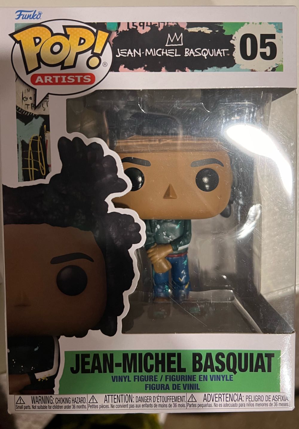 Jean-michel Basquiat Funko Pop! Icons: - Funko (Funko Pop! Icons) action figure collectible [Barcode 889698601351] - Main Image 3