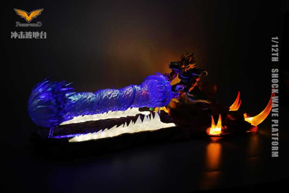 Shockwave Blast and Platform 1/12 Scale Display Base
 - Pocket Toys action figure collectible - Main Image 2