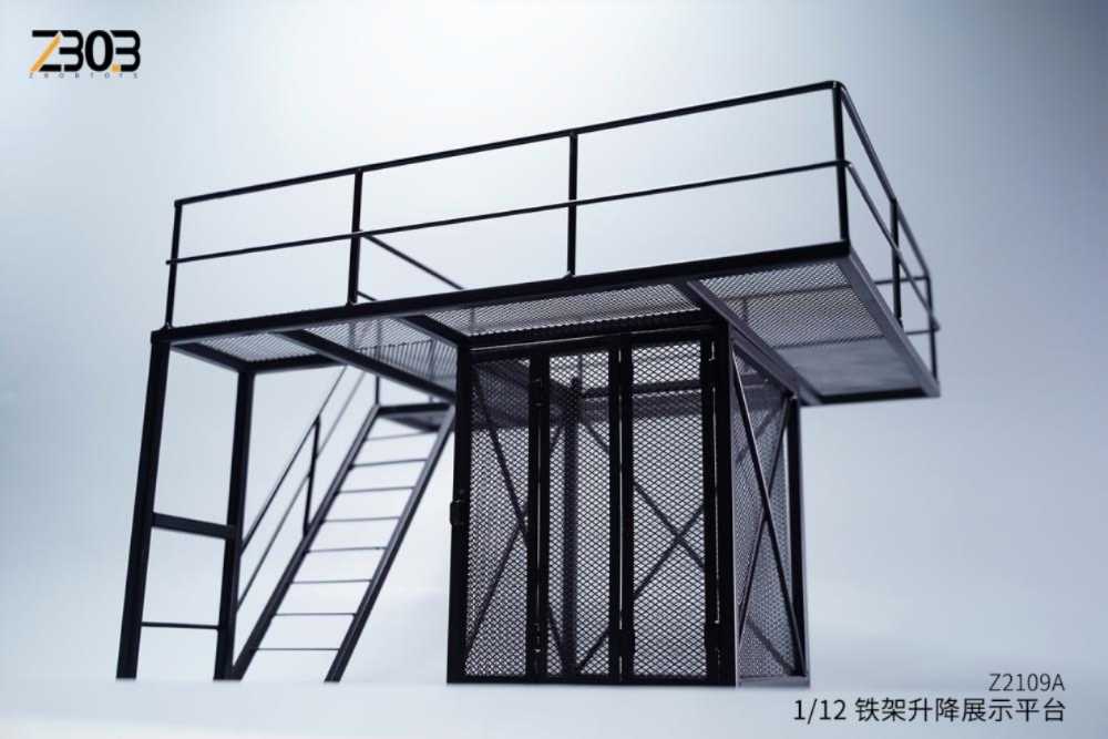 Lifting Iron Frame Platform 1/12 Scale Accessory - ZBOBTOYS action figure collectible - Main Image 2