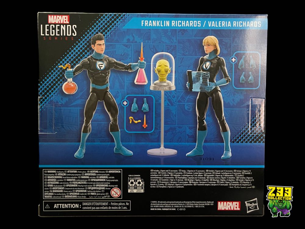 Marvel Legends (2011-????) (T04x01) Franklin Richards - Hasbro (Marvel Legends Two-Packs) action figure collectible - Main Image 4