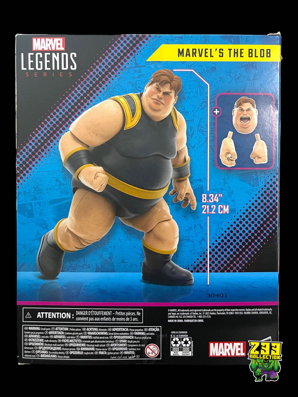 Marvel Legends (2011-????) (D1x23) Blob - Hasbro (Marvel Legends Deluxe Series) action figure collectible - Main Image 4