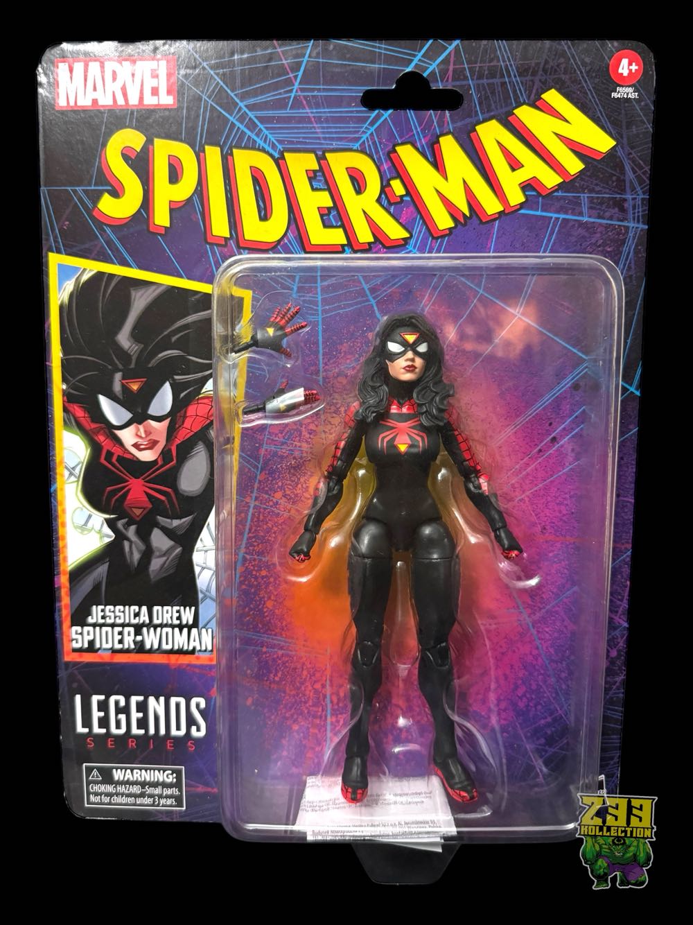 Marvel Legends (2011-????) (Retro06x09) Spider-Woman - Hasbro (Marvel Legends Retro Spider-Man) action figure collectible - Main Image 3