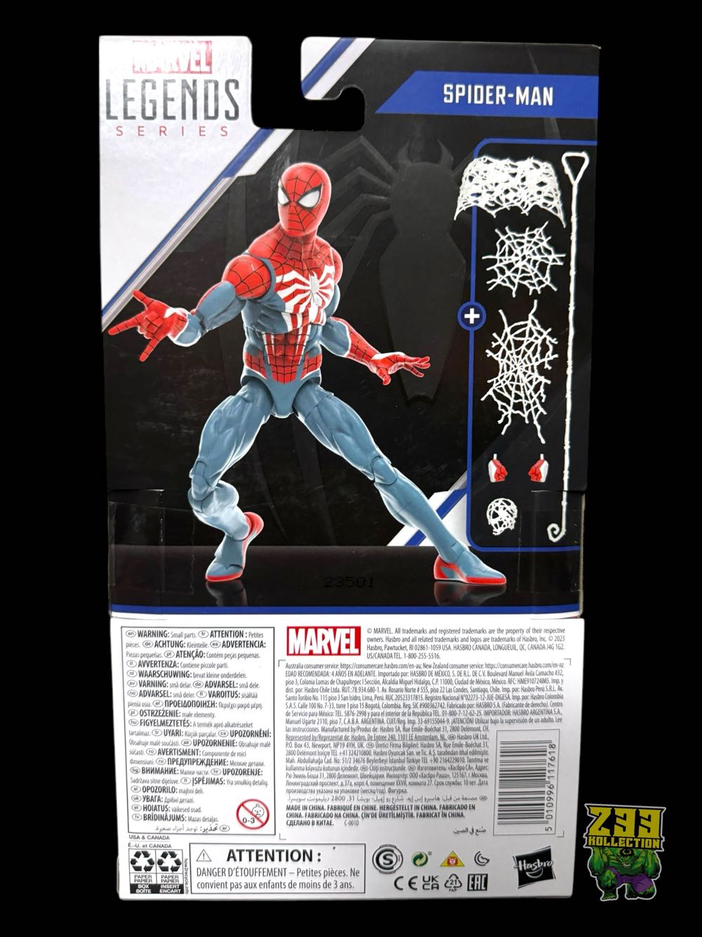 Marvel Legends (2011-????) (MLSx03) Spider-Man - Hasbro (Spider-man 2 Playstation 5) action figure collectible - Main Image 4