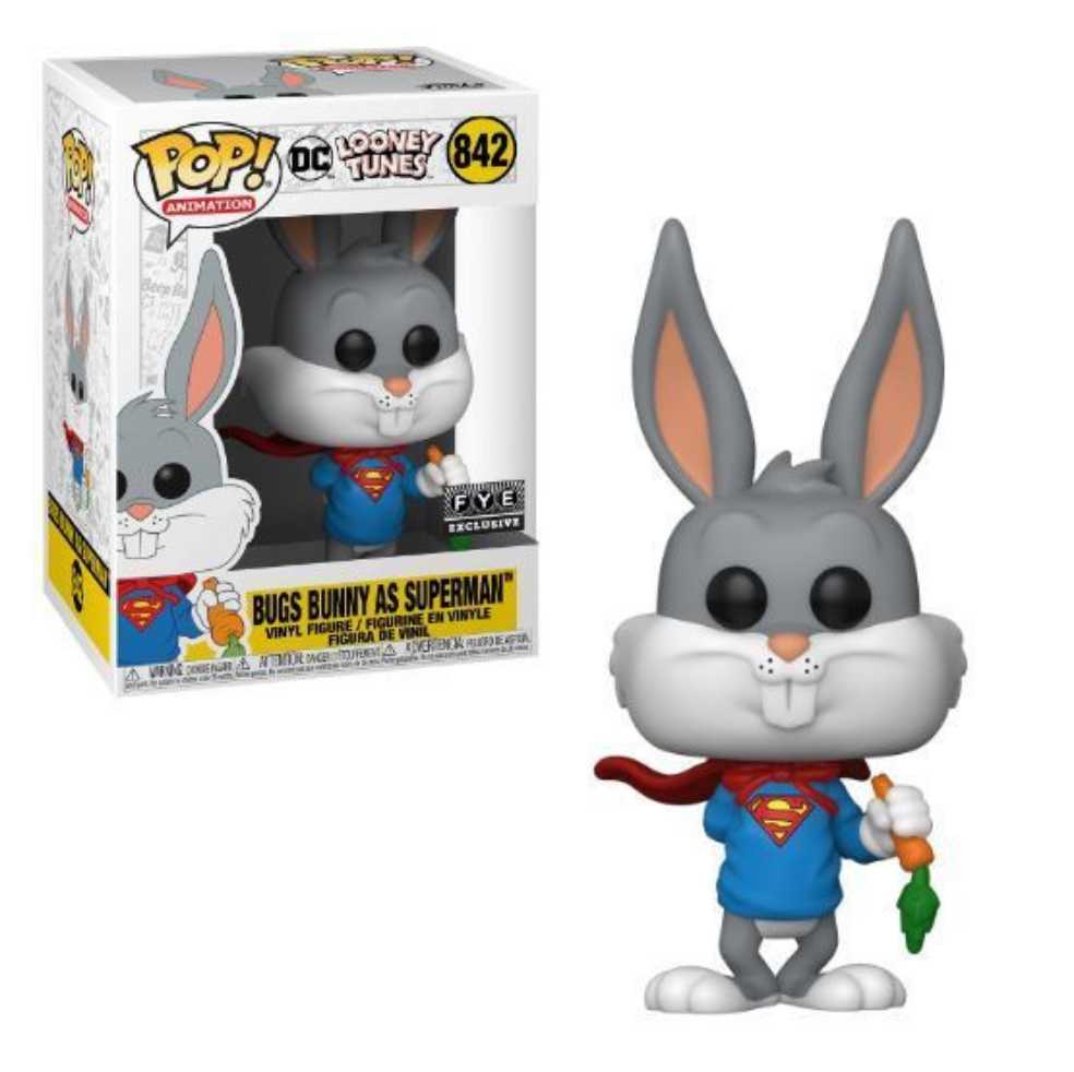 Funko POP!#842 Bugs Bunny as Superman - Funko (DC & Looney Tunes) action figure collectible [Barcode 889698491631] - Main Image 4