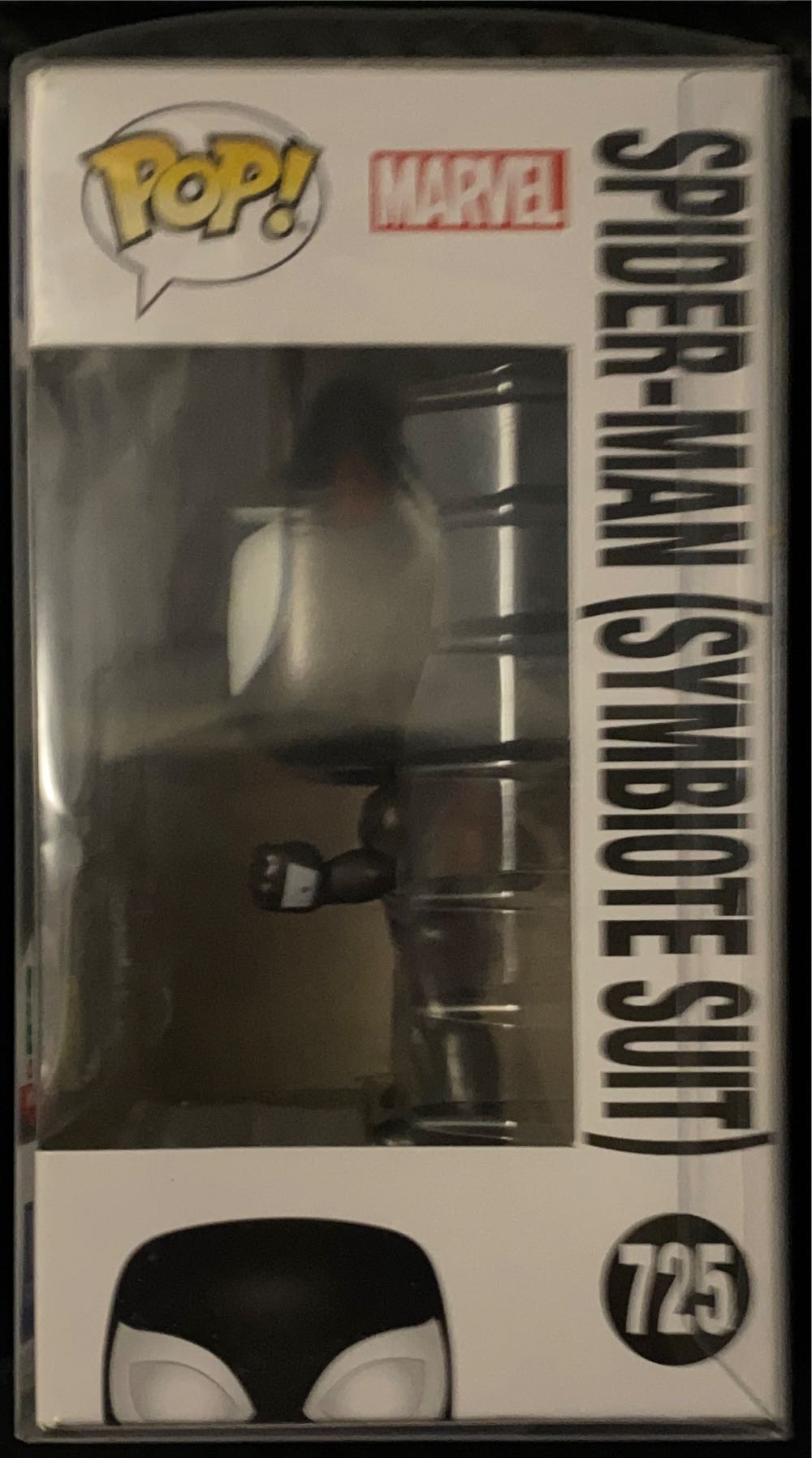 Spider-Man “Symbiote Suit” (Marvel) 725 Glows In The Dark / Funko-shop.com Limited Edition  action figure collectible [Barcode 889698512954] - Main Image 2