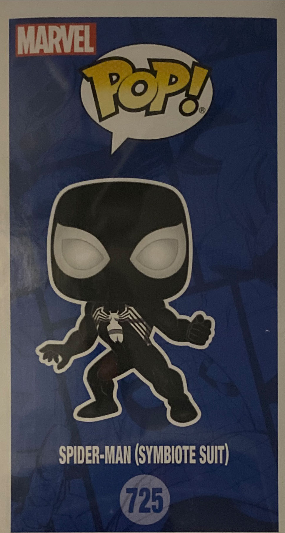 Spider-Man “Symbiote Suit” (Marvel) 725 Glows In The Dark / Funko-shop.com Limited Edition  action figure collectible [Barcode 889698512954] - Main Image 3