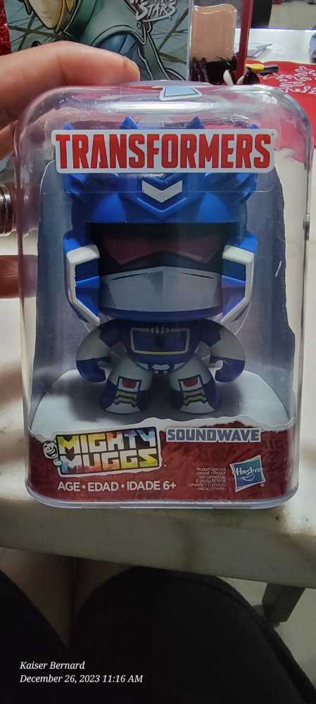 Transformers Mighty Muggs Soundwave Of  action figure collectible [Barcode 630509810390] - Main Image 2