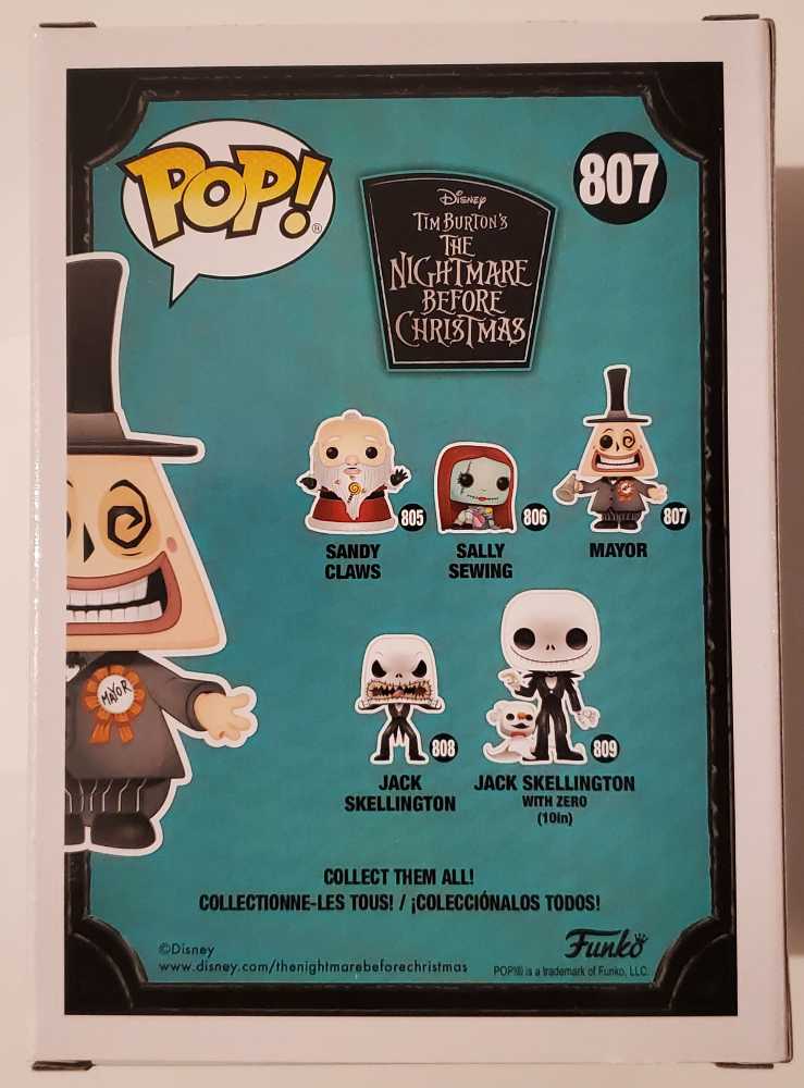 The Nightmare Before Christmas: The Mayor Chase #807 - Funko (The Nightmare Before Christmas) action figure collectible [Barcode 889698481816] - Main Image 4