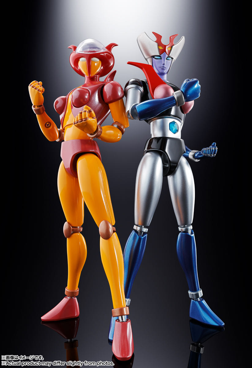 GX-08r Aphrodai A Vs GX-09r Minerva X - Bandai Soul of Chogokin (Mazinger) action figure collectible [Barcode 4573102651297] - Main Image 3