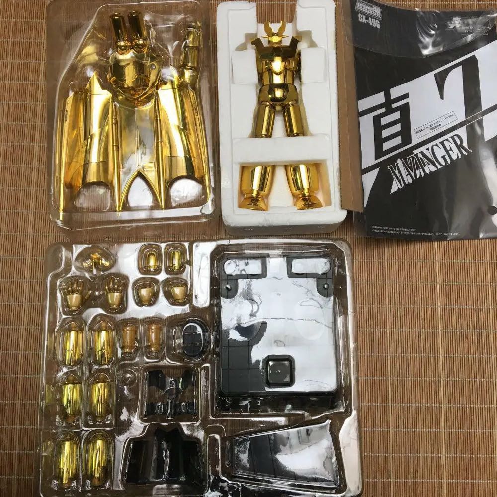 GX-49g Shin Mazinger Z Gold - Bandai Soul of Chogokin (Mazinger) action figure collectible [Barcode 4543112611406] - Main Image 3