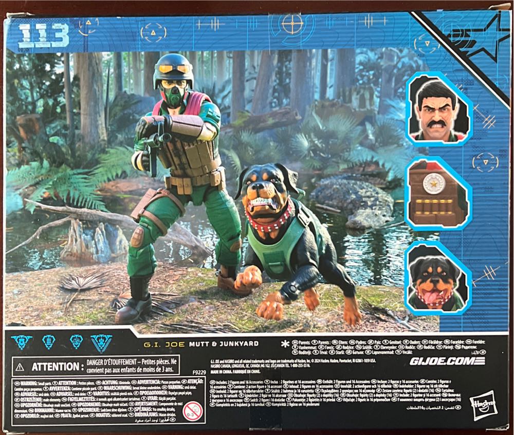 Classified #113 : Mutt & Junkyard - Hasbro (G.I. Joe) action figure collectible [Barcode 5010996209788] - Main Image 2