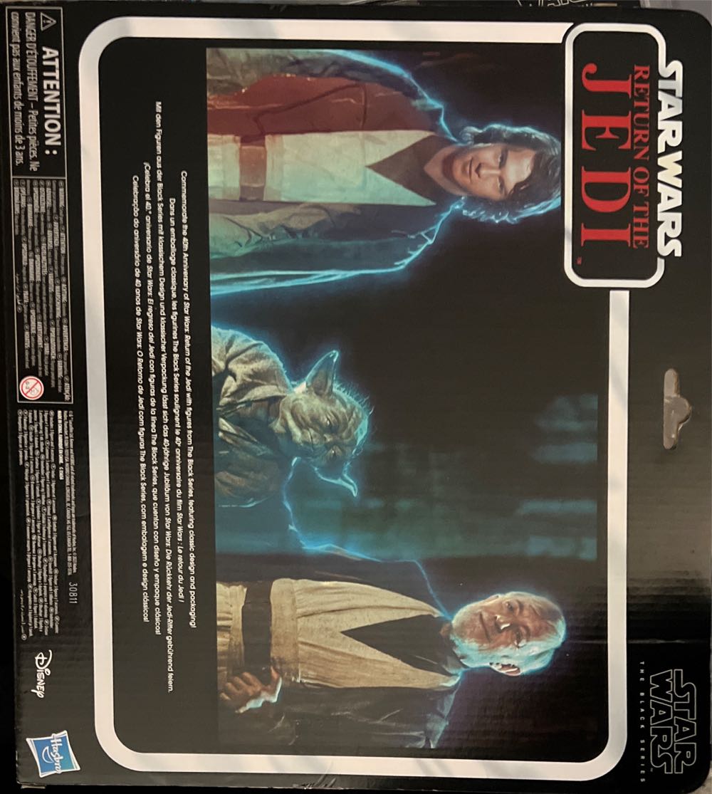 Force Spirits - Anakin Skywalker, Yoda, Obi-Wan Kenobi Return Of The Jedi 3 Pack - Hasbro (Star Wars Return Of The Jedi 40th Anniversary) action figure collectible - Main Image 2