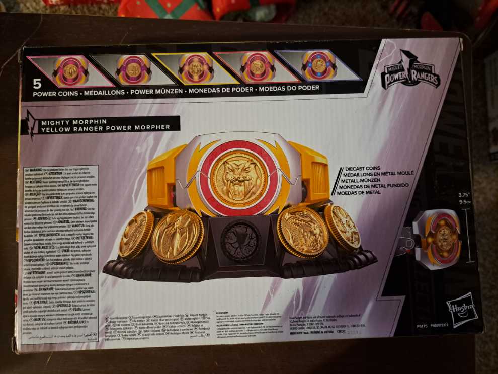 Mighty Morphin Yellow Ranger Power Morpher - Hasbro (Power Rangers Lightning Collection) action figure collectible - Main Image 2