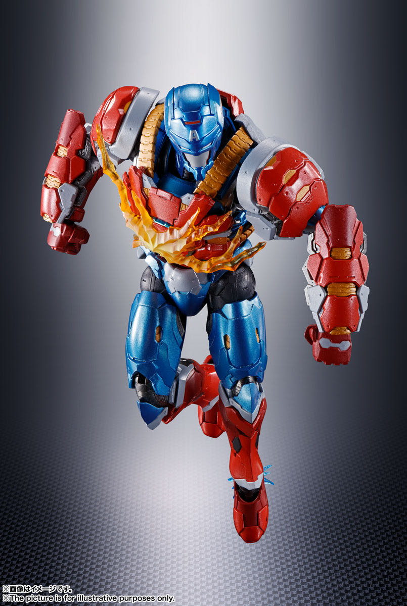 Captain America (Tech On Avengers) - S.H. Figuarts (Marvel) action figure collectible - Main Image 3