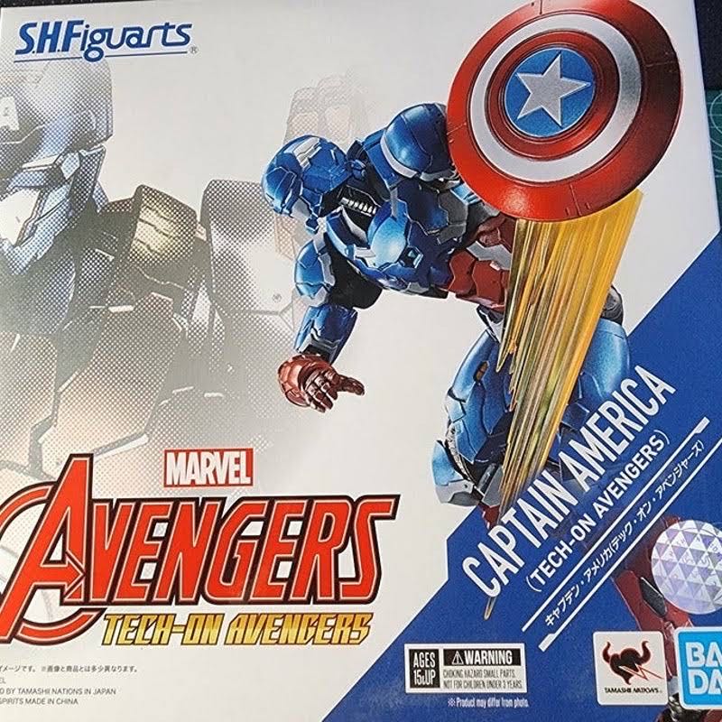 Captain America (Tech On Avengers) - S.H. Figuarts (Marvel) action figure collectible - Main Image 4