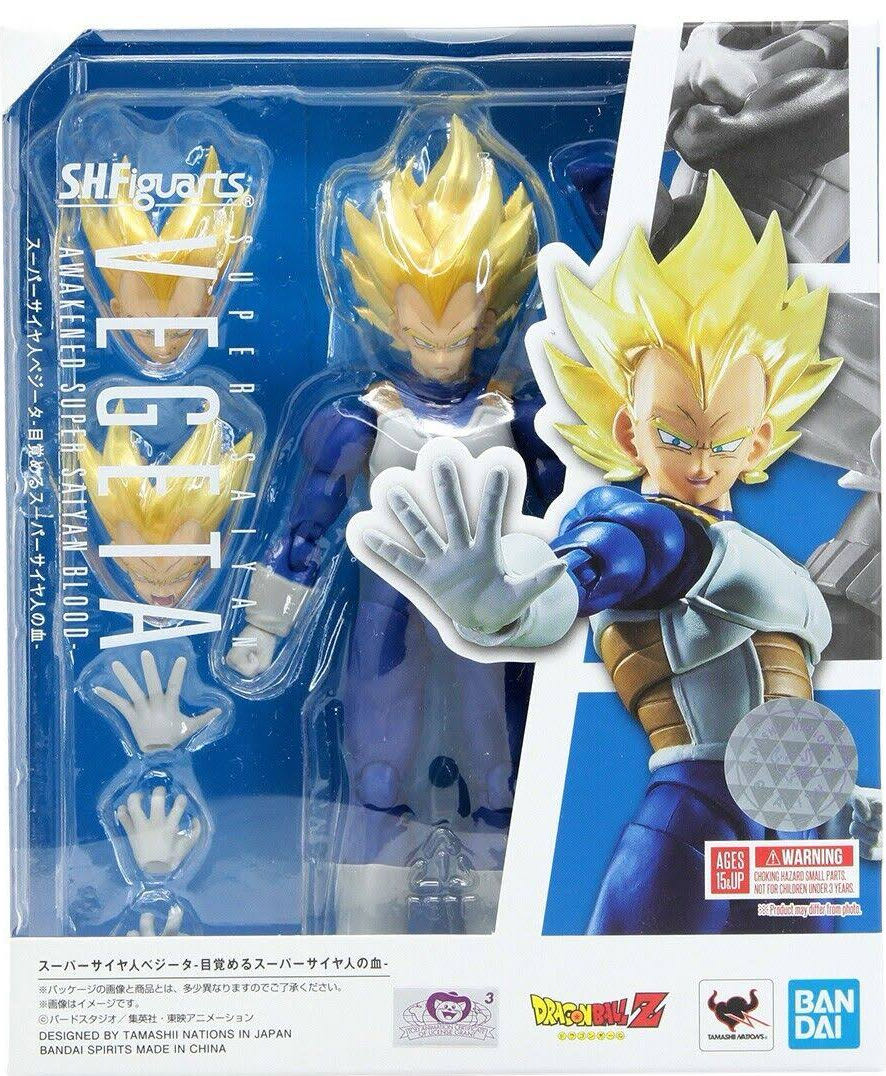 Vegeta (Awakened Super Saiyan Blood) - S.H. Figuarts (Dragonball Z) action figure collectible - Main Image 4