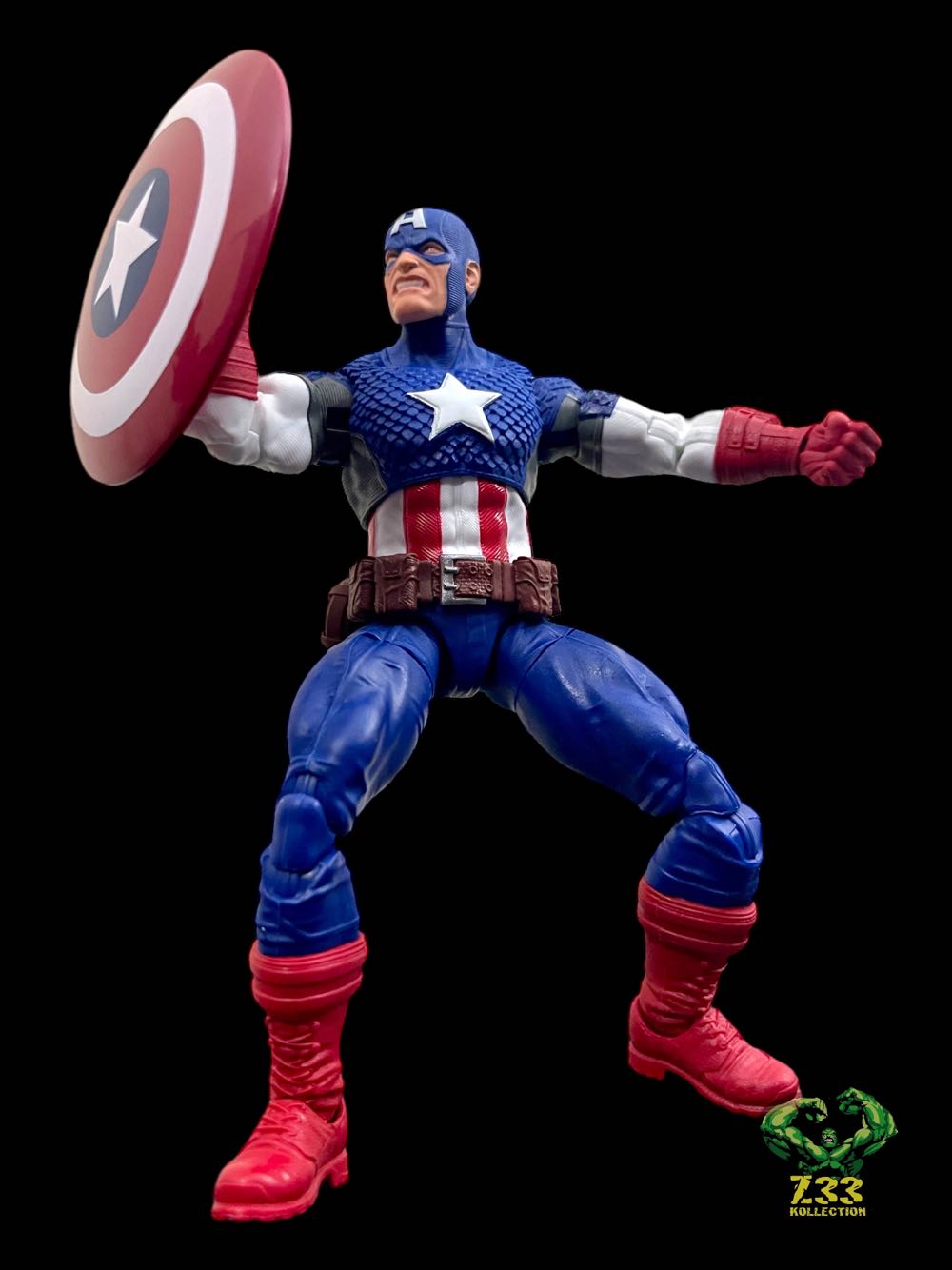 Marvel Legends (2011-????) (75x04) Captain America - Hasbro (Marvel Legends Puff Adder Series) action figure collectible - Main Image 2