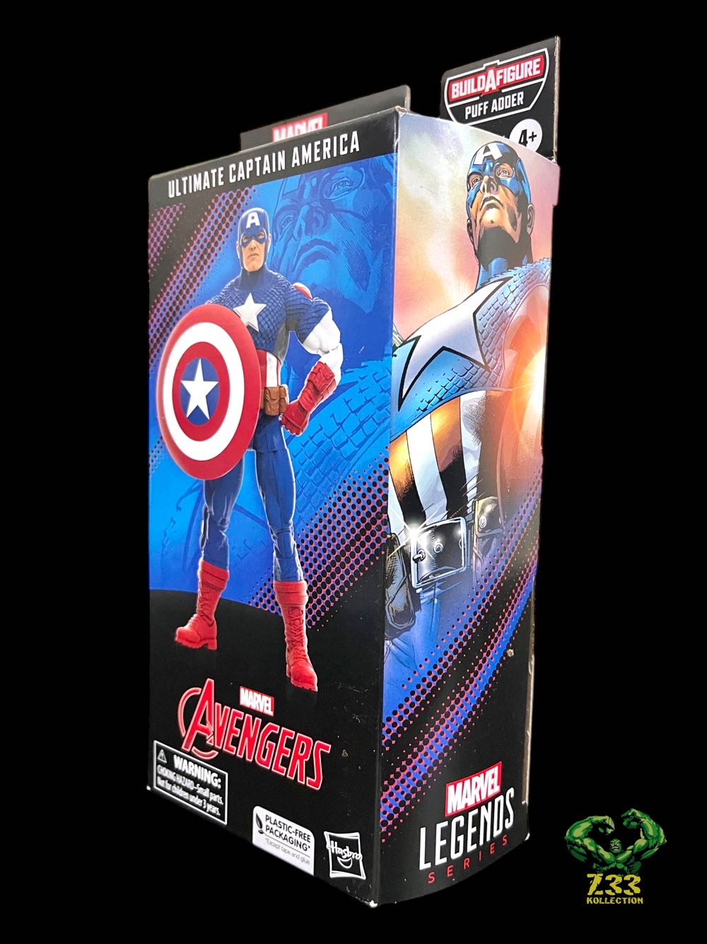 Marvel Legends (2011-????) (75x04) Captain America - Hasbro (Marvel Legends Puff Adder Series) action figure collectible - Main Image 4