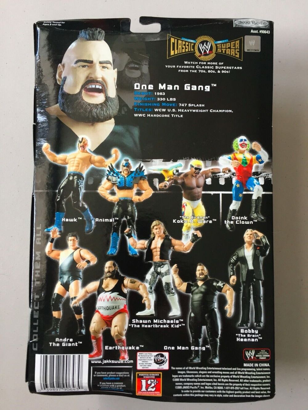 One Man Gang  - WWE Jakks Pacific Classic Superstars (WWE Classic Superstars) action figure collectible - Main Image 2