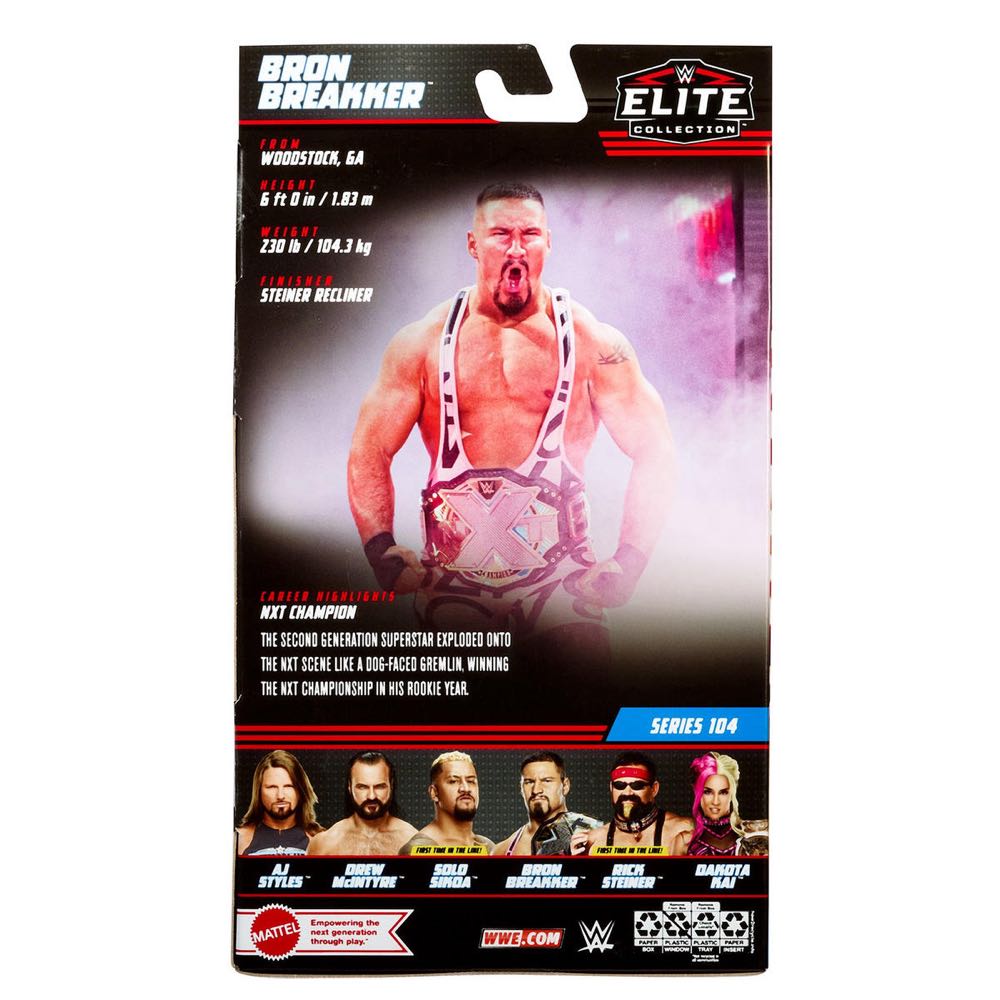 Bron Breaker - WWE Mattel (WWE Elite Series 104 (2023)) action figure collectible - Main Image 2