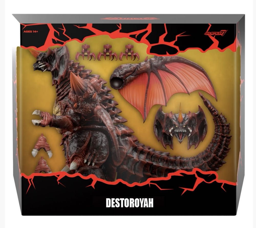 Super 7 Ultimates Destoroyah - Super7 (Godzilla) action figure collectible [Barcode 840049830509] - Main Image 2
