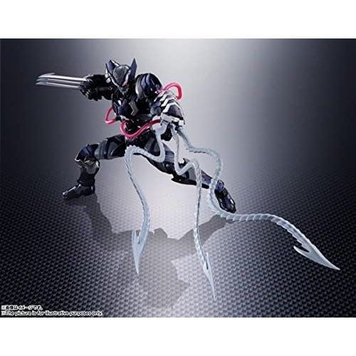 Tamashii Nations Venom Symbiote Wolverine Tech-on Avnegers Bandai Spirits S.h.figuarts Venom Symbiote Wolverine Tech-on Avengers 6.3 Inch - SH Figuarts / Bandai / Tamashii Nations (Marvel) action figure collectible [Barcode 4573102641656] - Main Image 4