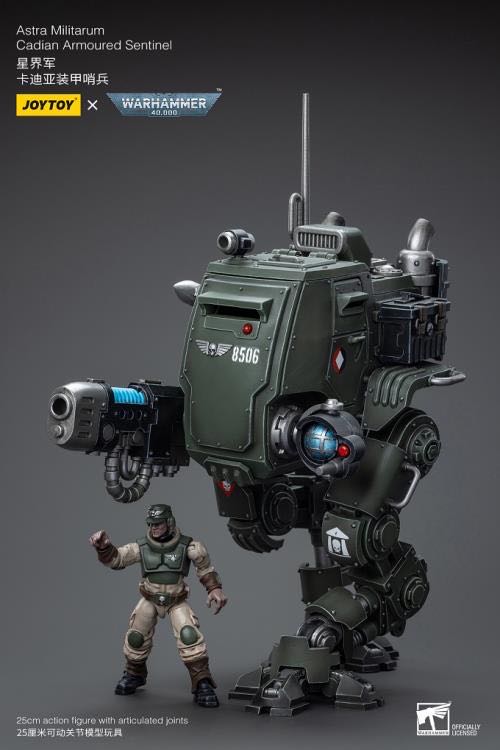 Astra Militarum (Cadian) - Cadian Armoured Sentinel - Joy Toy (Warhammer 40K) action figure collectible - Main Image 2