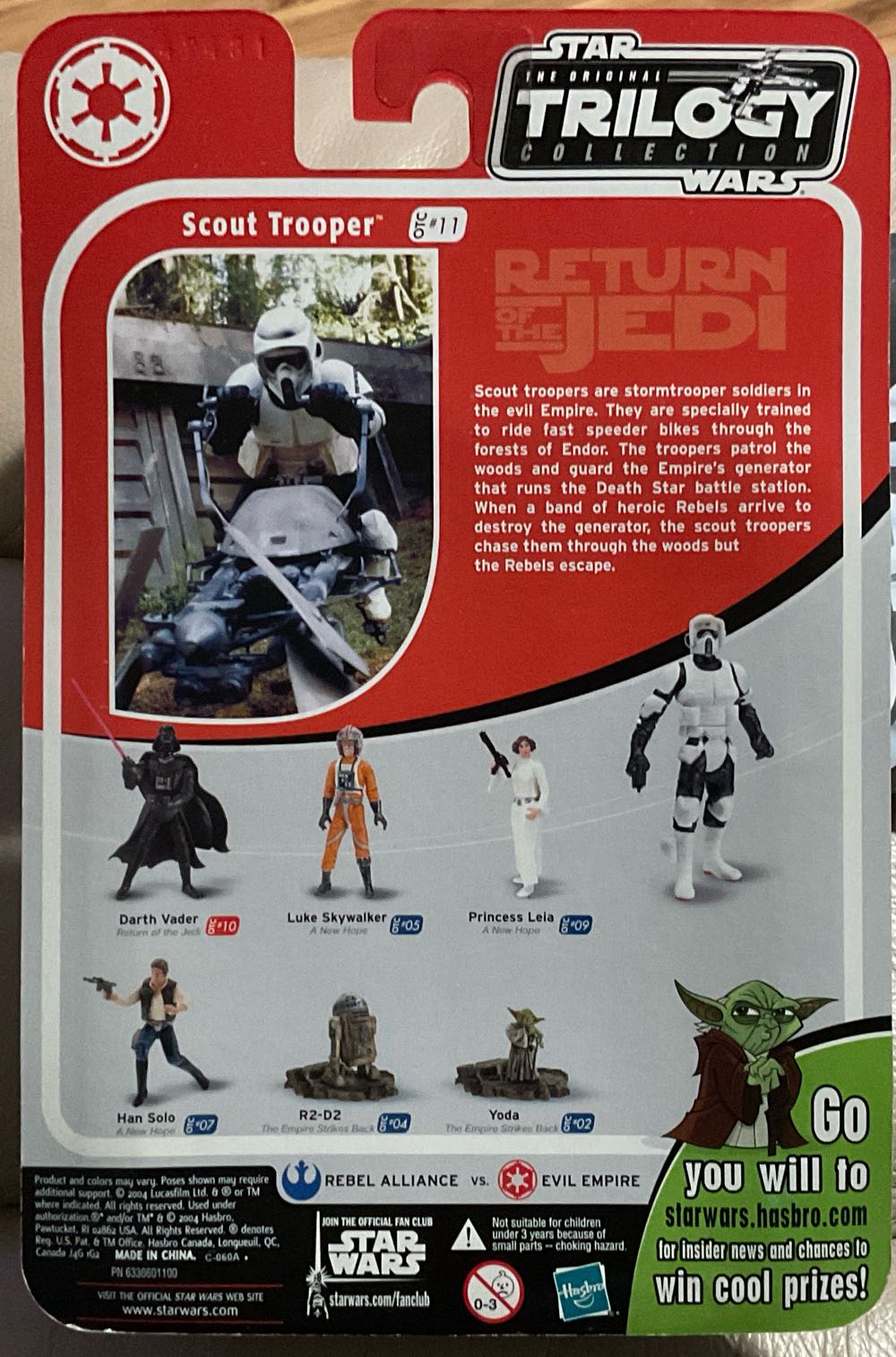 Original Trilogy Collection - #11 - Scout Trooper - Hasbro (The Return Of The Jedi) action figure collectible - Main Image 2